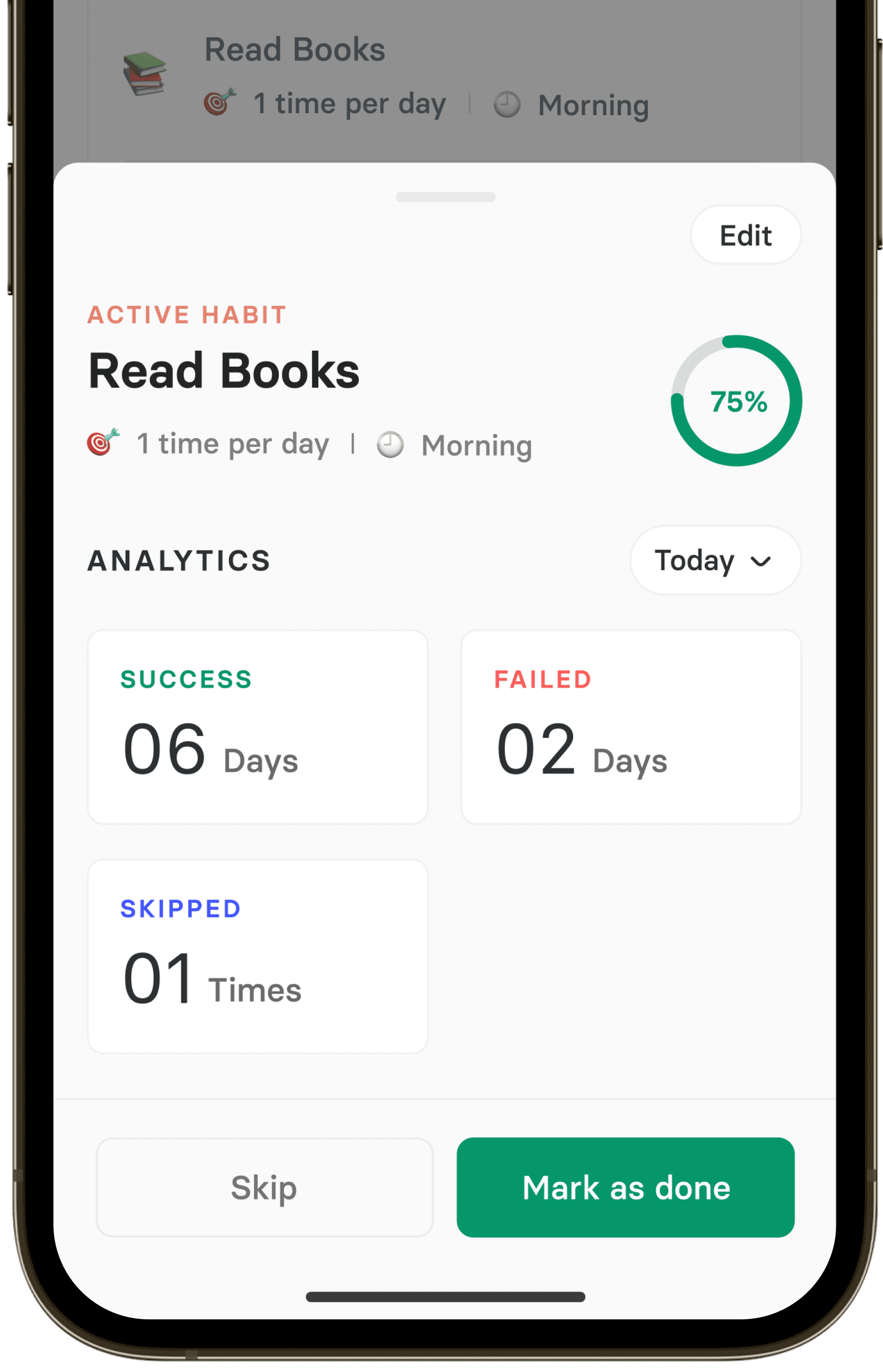 Design of App Home Screen