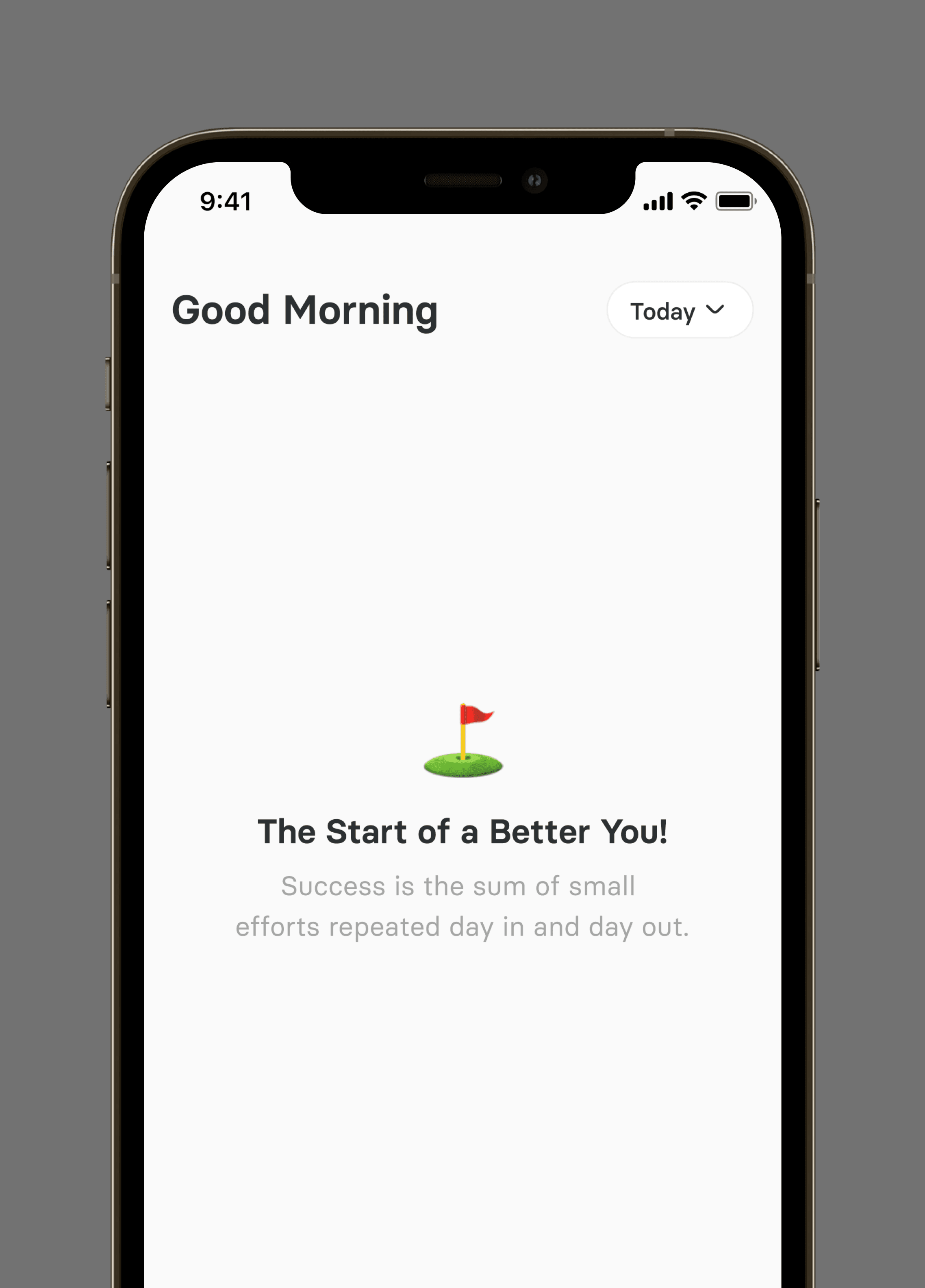 Design of App Home Screen